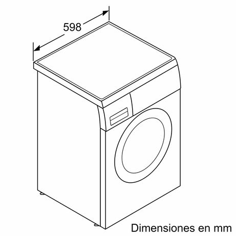 LAVADORA CARGA FRONTAL BOSCH WUU28T8XES 8 KG 1400 RPM A INOX - Imagen 10 de 10 LAVADORA CARGA FRONTAL BOSCH WUU28T8XES 8 KG 1400 RPM A INOX - Imagen 10 de 10