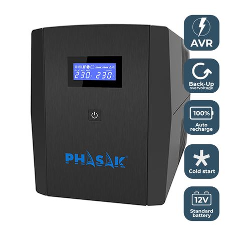 SAI 1260 VA PHASAK SIRIUS 720W DIGITAL INTERACTIVA - Imagen 4 de 7 SAI 1260 VA PHASAK SIRIUS 720W DIGITAL INTERACTIVA - Imagen 4 de 7