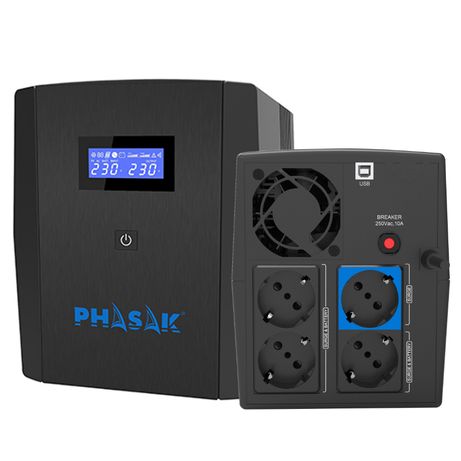 SAI 2260 VA PHASAK SIRIUS 1320W DIGITAL INTERACTIVA - Imagen 2 de 8 SAI 2260 VA PHASAK SIRIUS 1320W DIGITAL INTERACTIVA - Imagen 2 de 8