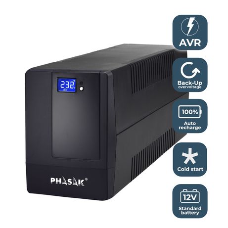 SAI 800 VA PHASAK BASIC 480W INTERACTIVA - Imagen 4 de 9 SAI 800 VA PHASAK BASIC 480W INTERACTIVA - Imagen 4 de 9