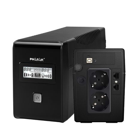SAI 650 VA PHASAK ESENTIAL 360W DIGITAL INTERACTIVA - Imagen 2 de 9 SAI 650 VA PHASAK ESENTIAL 360W DIGITAL INTERACTIVA - Imagen 2 de 9