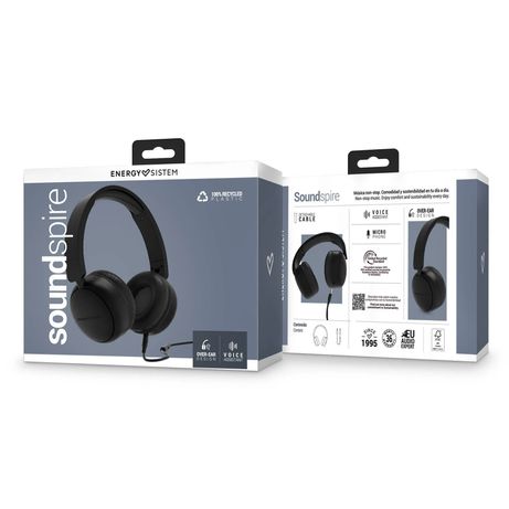 AURICULARES ENERGY SISTEM SOUNDSPIRE NEGROS - Imagen 6 de 6 AURICULARES ENERGY SISTEM SOUNDSPIRE NEGROS - Imagen 6 de 6