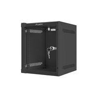 Miniatura 5 de ARMARIO LANBERG MURAL RACK 10" 6U/280X310 FLAT PACK NEGRO PUERTA CRISTAL