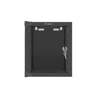 Miniatura 7 de ARMARIO LANBERG MURAL RACK 10" 6U/280X310 FLAT PACK NEGRO PUERTA CRISTAL