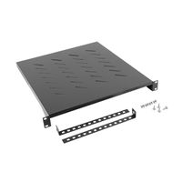 Miniatura 2 de BANDEJA LANBERG FIJA 1U 483X500 MM HASTA 25 KG RACK DE 19 NEGRO