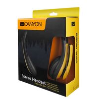 Miniatura 3 de CANYON Auriculares PC con microfono-Enchufe combinado de 3,5 mm-Almohadillas de cuero-Cable2.0m-Negro CNS-CHSC1B