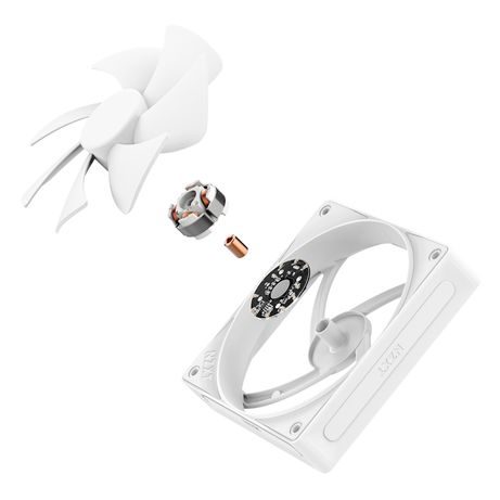 VENTILADOR CAJA NZXT 120mm Static Pressure Fan - Single Pack (White) RF-P12SF-W2 - Imagen 7 de 7 VENTILADOR CAJA NZXT 120mm Static Pressure Fan - Single Pack (White) RF-P12SF-W2 - Imagen 7 de 7