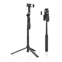 Miniatura 3 de AISENS Palo Tripode Para Selfie Con Mando A Distancia Bluetooth 3 En 1  Negro
