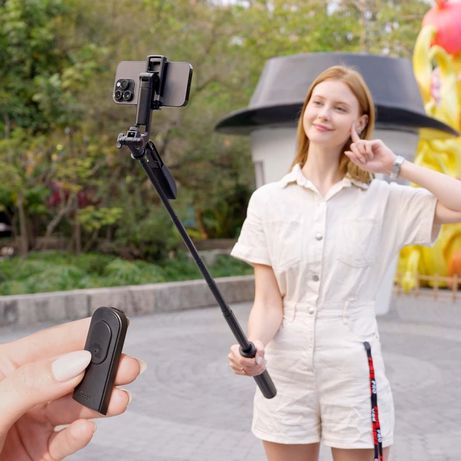 AISENS Palo Tripode Para Selfie Con Mando A Distancia Bluetooth 3 En 1 Negro - Imagen 6 de 10 AISENS Palo Tripode Para Selfie Con Mando A Distancia Bluetooth 3 En 1 Negro - Imagen 6 de 10