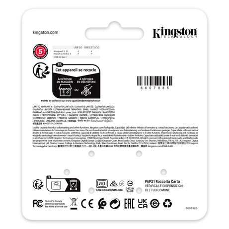 MEMORIA USB 64GB KINGSTON DARK NICKEL - Imagen 2 de 6 MEMORIA USB 64GB KINGSTON DARK NICKEL - Imagen 2 de 6