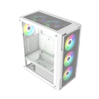 Miniatura 1 de CAJA SEMITORRE NETWAY XG530 GAMING BLANCA ARGB S/F
