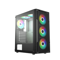 Miniatura 1 de CAJA SEMITORRE NETWAY XG530 GAMING NEGRA ARGB S/F