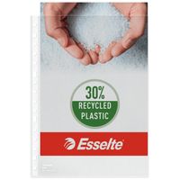 Miniatura 2 de CAJA 100 FUNDAS POLIPROPILENO MULTITALADRO FORMATO A4 80 MICRAS 16 TALADROS TRANSPARENTE ESSELTE 46099