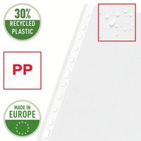 Miniatura 4 de CAJA 100 FUNDAS POLIPROPILENO MULTITALADRO FORMATO A4 80 MICRAS 16 TALADROS TRANSPARENTE ESSELTE 46099