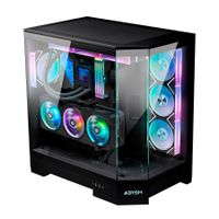 Miniatura 4 de Abysm Danube Sava H600 Black Caja Torre E-ATX, ATX, ITX, Micro