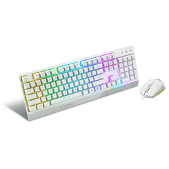 TECLADO + RATON MSI VIGOR GK30 COMBO WHITE TECLADO + RATON MSI VIGOR GK30 COMBO WHITE