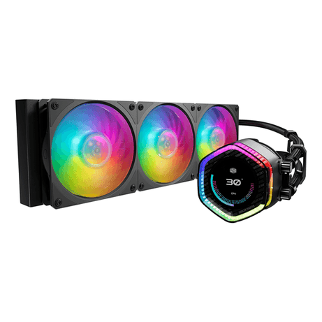 VENTILADOR CPU COOLER MASTER REFRIGERACION LIQUIDA MASTERLIQUID 360 ION (MLY-D36M-A24PZ-R1) - Imagen 1 de 2 VENTILADOR CPU COOLER MASTER REFRIGERACION LIQUIDA MASTERLIQUID 360 ION (MLY-D36M-A24PZ-R1) - Imagen 1 de 2