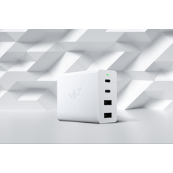 RAZER CARGADOR USB-C 130W GaN Charger Mercury (RC21-01700200-R3M1)