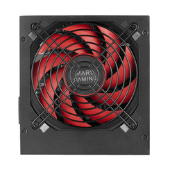 Fuente Alimentación 550W MARS GAMING  MPIII550P, Fuente Alimentación PC ATX 550W, 5 Años de Garantía, 85% Eficiencia, Sistema Digital APFC, Ventilador