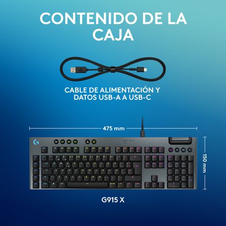 G915 X Wired Gaming KBD BLACK ES - Imagen 9 de 9 G915 X Wired Gaming KBD BLACK ES - Imagen 9 de 9