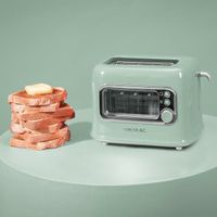 Miniatura 6 de TOSTADORA VERTICAL RETROVISION CECOTEC 08040 VERDE