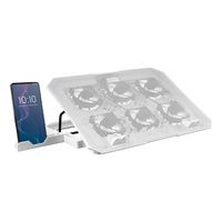 Miniatura 2 de BASE DE REFRIGERACION PARA PORTATILES MARS GAMING MNBC23W CON SOPORTE DE MOVIL/TABLET 6XFANS WHITE