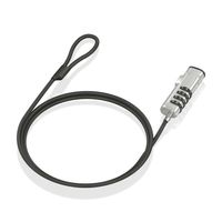 Miniatura 2 de AISENS Cable de Seguridad tipo NANO con cerradura de combinaci  n para ordenador  monitor  port  til 1 5m