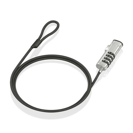 AISENS Cable de Seguridad tipo NANO con cerradura de combinaci n para ordenador monitor port til 1 5m - Imagen 2 de 8 AISENS Cable de Seguridad tipo NANO con cerradura de combinaci n para ordenador monitor port til 1 5m - Imagen 2 de 8