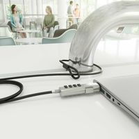 Miniatura 6 de AISENS Cable de Seguridad tipo NANO con cerradura de combinaci  n para ordenador  monitor  port  til 1 5m