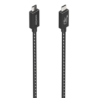 Miniatura 1 de CABLE USB4 AISENS GEN3X2 40G 8K60HZ 5A 48V 240W E-MARK C/M-C/M 1.0M