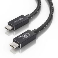 Miniatura 4 de CABLE USB4 AISENS GEN3X2 40G 8K60HZ 5A 48V 240W E-MARK C/M-C/M 1.0M