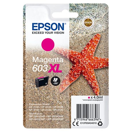 TINTA MAGENTA 603XL BLISTER - Imagen 2 de 3 TINTA MAGENTA 603XL BLISTER - Imagen 2 de 3