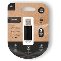 Miniatura 1 de TECH ONE TECH Basic Pendrive 16Gb USB 2.0 Negro