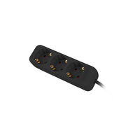 Miniatura 1 de REGLETA LANBERG 3 TOMAS SCHUKO NEGRA 1.5M