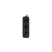 Miniatura 4 de REGLETA LANBERG 3 TOMAS SCHUKO NEGRA 1.5M