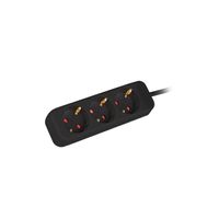 Miniatura 5 de REGLETA LANBERG 3 TOMAS SCHUKO NEGRA 1.5M