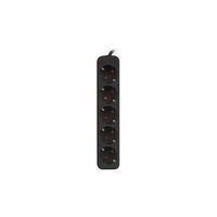 Miniatura 4 de REGLETA LANBERG 5 TOMAS SCHUKO NEGRA 1.5M