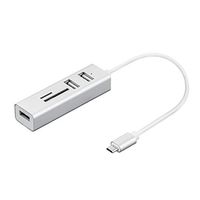 Miniatura 2 de HUB 3 PUERTOS + LECTOR TF/SD - USB C