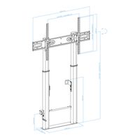Miniatura 10 de Tooq Lottus Soporte suelo/pared regulable 55-100