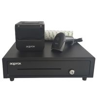 Miniatura 5 de KIT TPV APPROX CAJON APPCASH01 NEGRO + SCAN APPLS22 SIN PEANA + IMP. TERM. POS80AM-USB + PAPEL