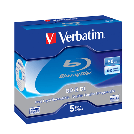 BD-R 2x Double Layer 50GB Pack 5 uds - Imagen 1 de 3 BD-R 2x Double Layer 50GB Pack 5 uds - Imagen 1 de 3