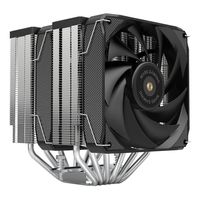 Miniatura 2 de VENTILADOR CON DISIPADOR DE CPU MARS GAMING MCPU-XU6 BLACK DUAL 6 HEATPIPES TDP 300W DOBLE DISIPADOR