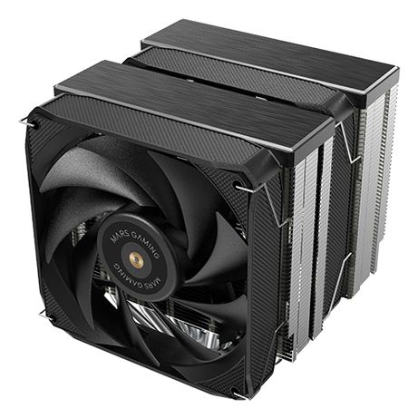 VENTILADOR CON DISIPADOR DE CPU MARS GAMING MCPU-XU6 BLACK DUAL 6 HEATPIPES TDP 300W DOBLE DISIPADOR - Imagen 3 de 7 VENTILADOR CON DISIPADOR DE CPU MARS GAMING MCPU-XU6 BLACK DUAL 6 HEATPIPES TDP 300W DOBLE DISIPADOR - Imagen 3 de 7