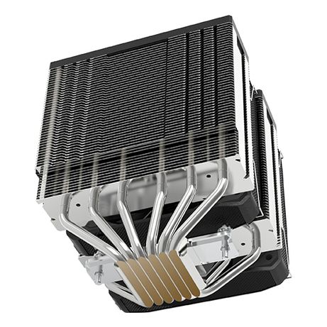 VENTILADOR CON DISIPADOR DE CPU MARS GAMING MCPU-XU6 BLACK DUAL 6 HEATPIPES TDP 300W DOBLE DISIPADOR - Imagen 5 de 7 VENTILADOR CON DISIPADOR DE CPU MARS GAMING MCPU-XU6 BLACK DUAL 6 HEATPIPES TDP 300W DOBLE DISIPADOR - Imagen 5 de 7