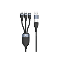 Miniatura 1 de CABLE USB 3IN1 2M CONCEPTRONIC PD 3.0 60W 20V 3A  480MBPS E-MARK