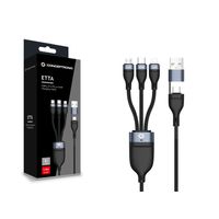 Miniatura 3 de CABLE USB 3IN1 2M CONCEPTRONIC PD 3.0 60W 20V 3A  480MBPS E-MARK