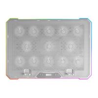 Miniatura 3 de BASE DE REFRIGERACION PARA PORTATILES MARS GAMING MNBC13W CON SOPORTE DE MOVIL/TABLET 13XFANS BLACK