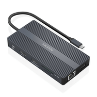 Miniatura 1 de Aisens USB-C Dock 12 en 1 2xHDMI 1xDP RJ45 4xUSB