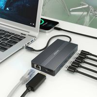 Miniatura 5 de Aisens USB-C Dock 12 en 1 2xHDMI 1xDP RJ45 4xUSB