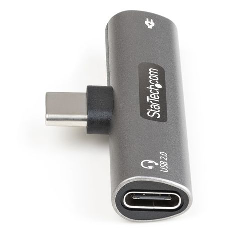 Adaptador USB C a USB Tipo C de Audio y Carga PD 60W - Imagen 7 de 8 Adaptador USB C a USB Tipo C de Audio y Carga PD 60W - Imagen 7 de 8